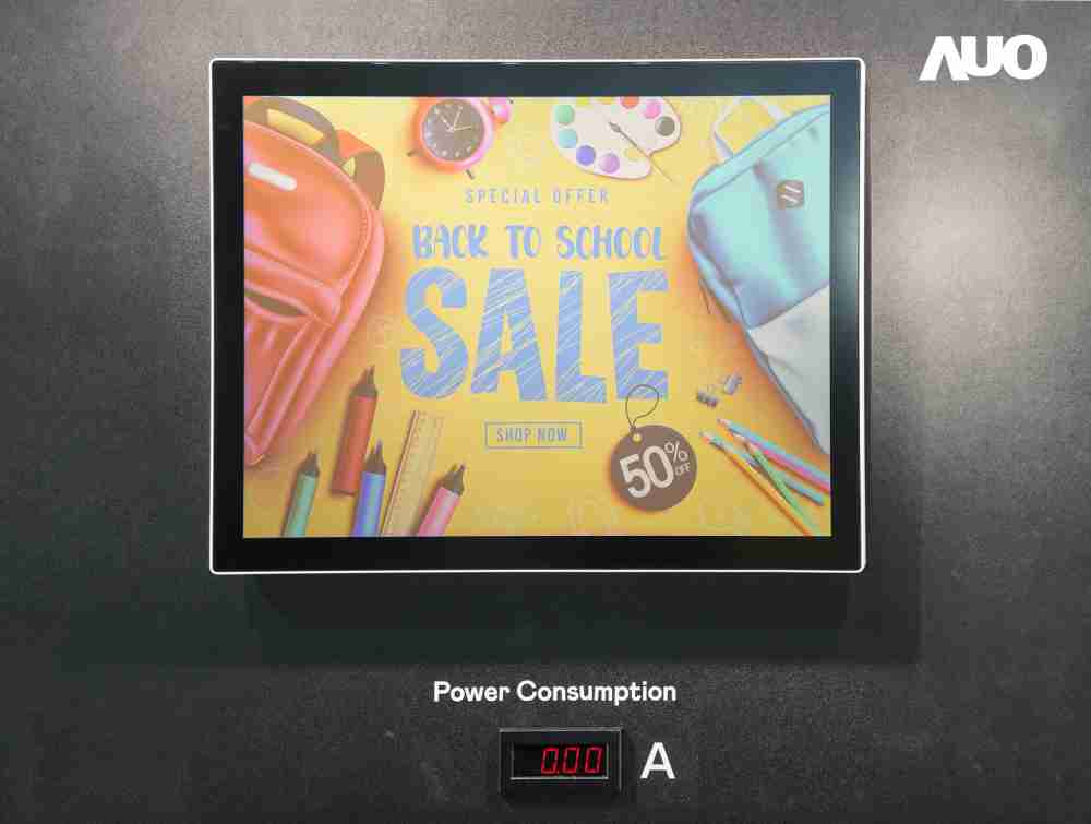 银河集团展示胆固醇液晶超低耗能户外全彩显示器，，，，ChLC（胆固醇液晶）以双稳态技术使静态显示零功耗，，具省电、、、高彩度、、、环保的特性，，还整合软硬件系统解决方案，，，，可透过单一云端平台管理